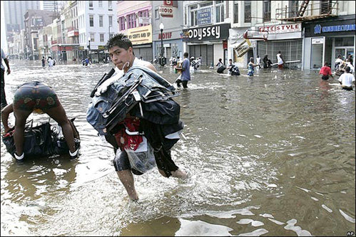 Ураган Катрина в Новом Орлеане как пример локального П, запасы, оружие, деньги, что не нужно делать, что понадобится